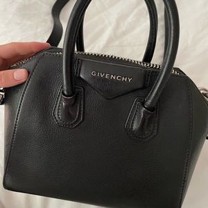Givenchy Black Mini Antigona Crossbody Bag